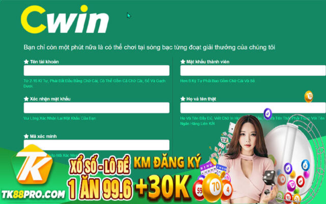 Hướng dẫn cách tham gia vào nhà cái cwin nhận 58k